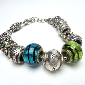 Multicolor Beaded Charm Bracelet | Boho Jewelry | Colorful Statement Piece